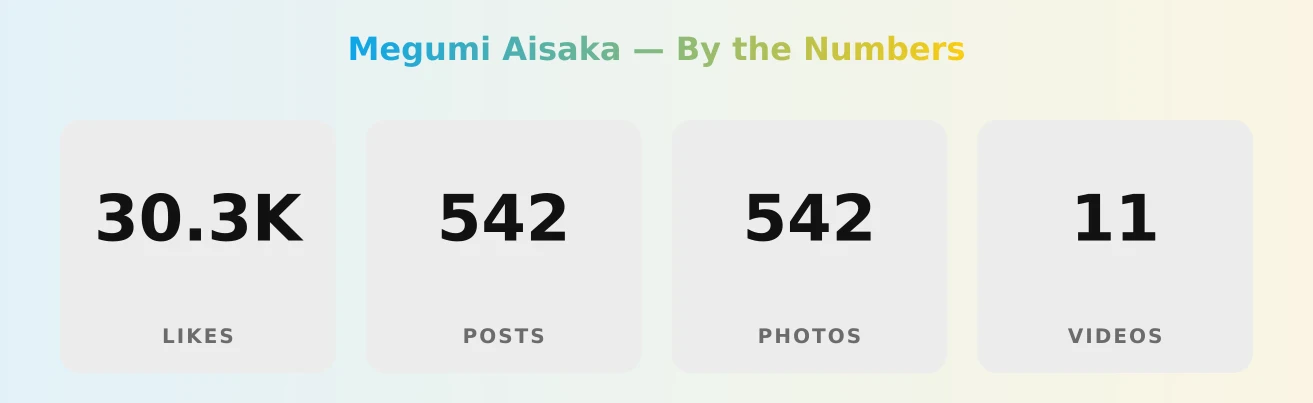 Megumi Aisaka — content metrics