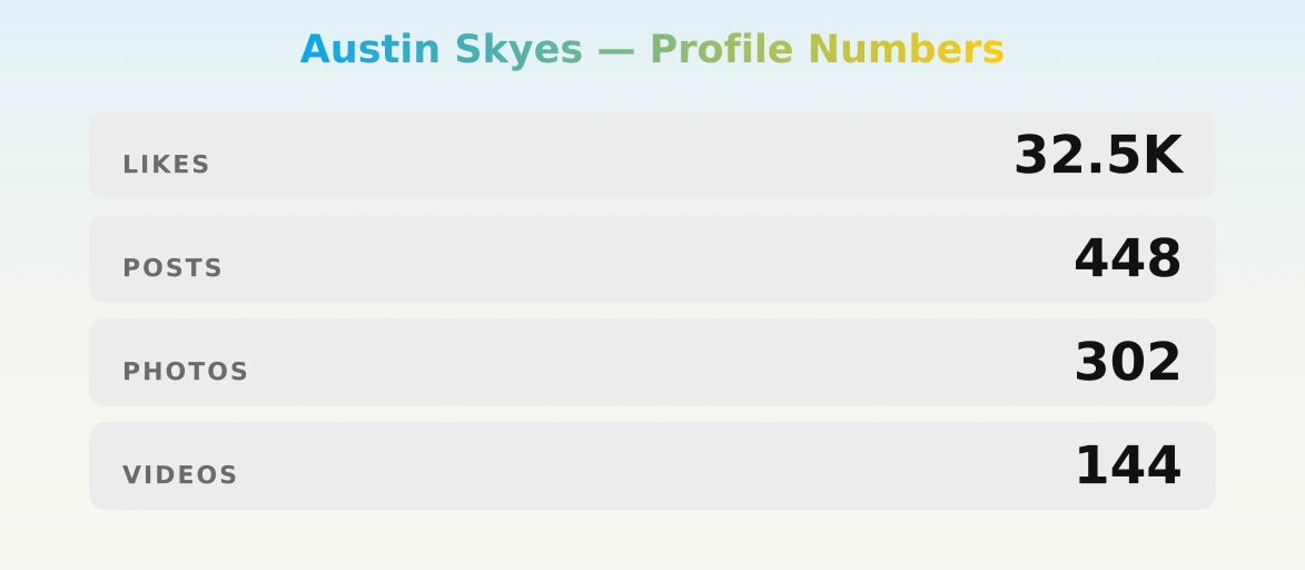 Austin Skyes — content metrics
