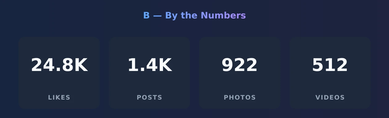 B — content metrics