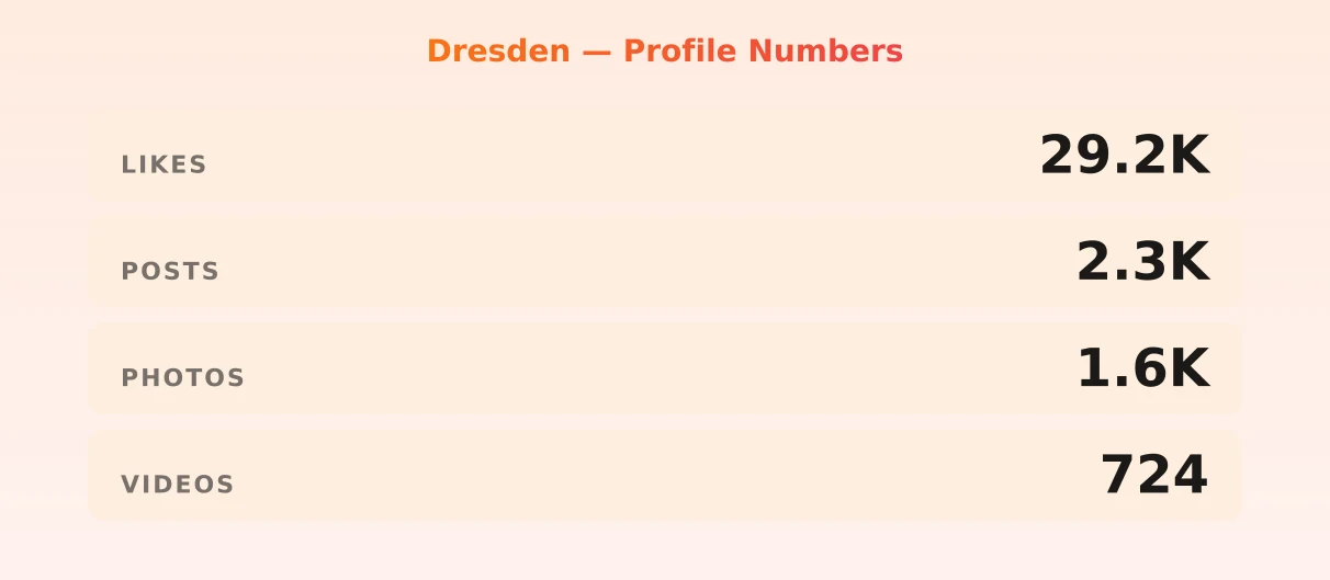 Dresden — content metrics