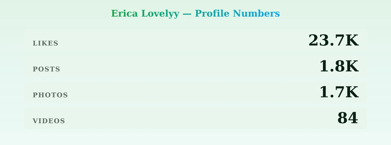 Erica Lovelyy — content metrics