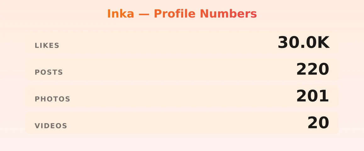 Inka — content metrics