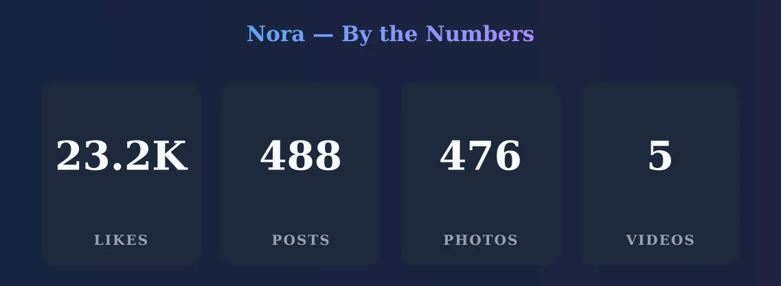 Nora — content metrics
