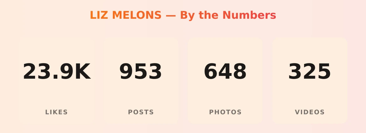 LIZ MELONS — content metrics