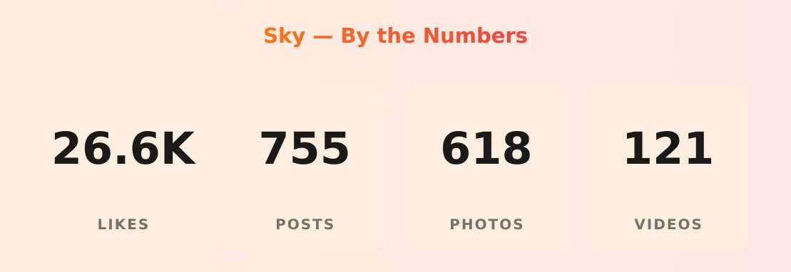 Sky — content metrics