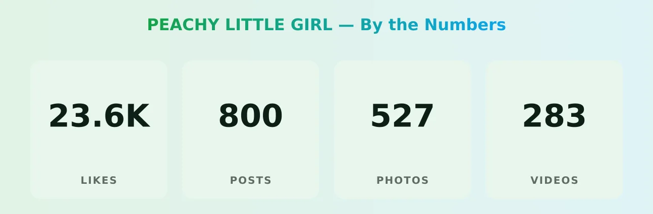 PEACHY LITTLE GIRL — content metrics