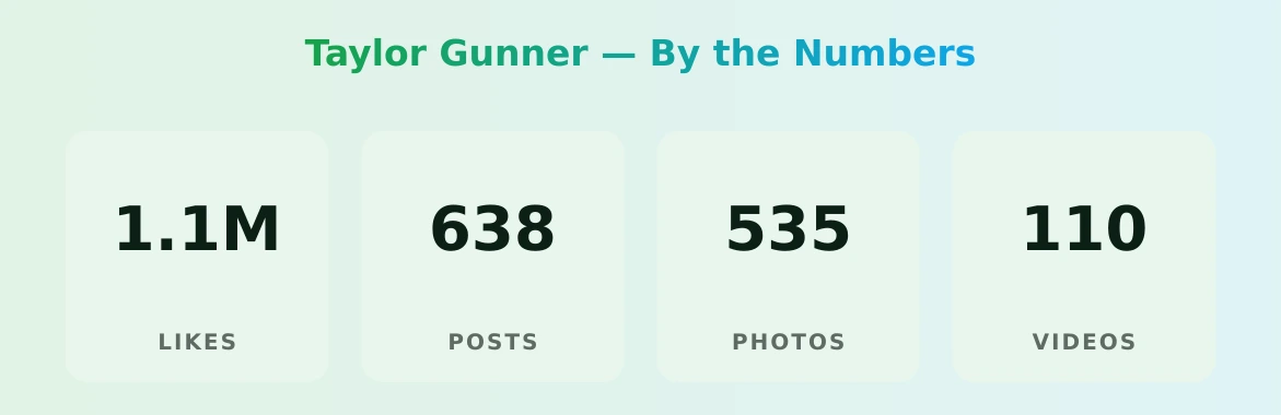 Taylor Gunner — content metrics