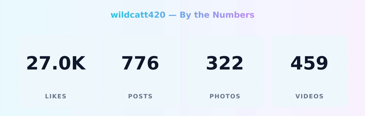 wildcatt420 — content metrics